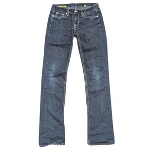 J.Crew Women's 26 Matchstick Jeans Dark Denim Premium Straight Leg